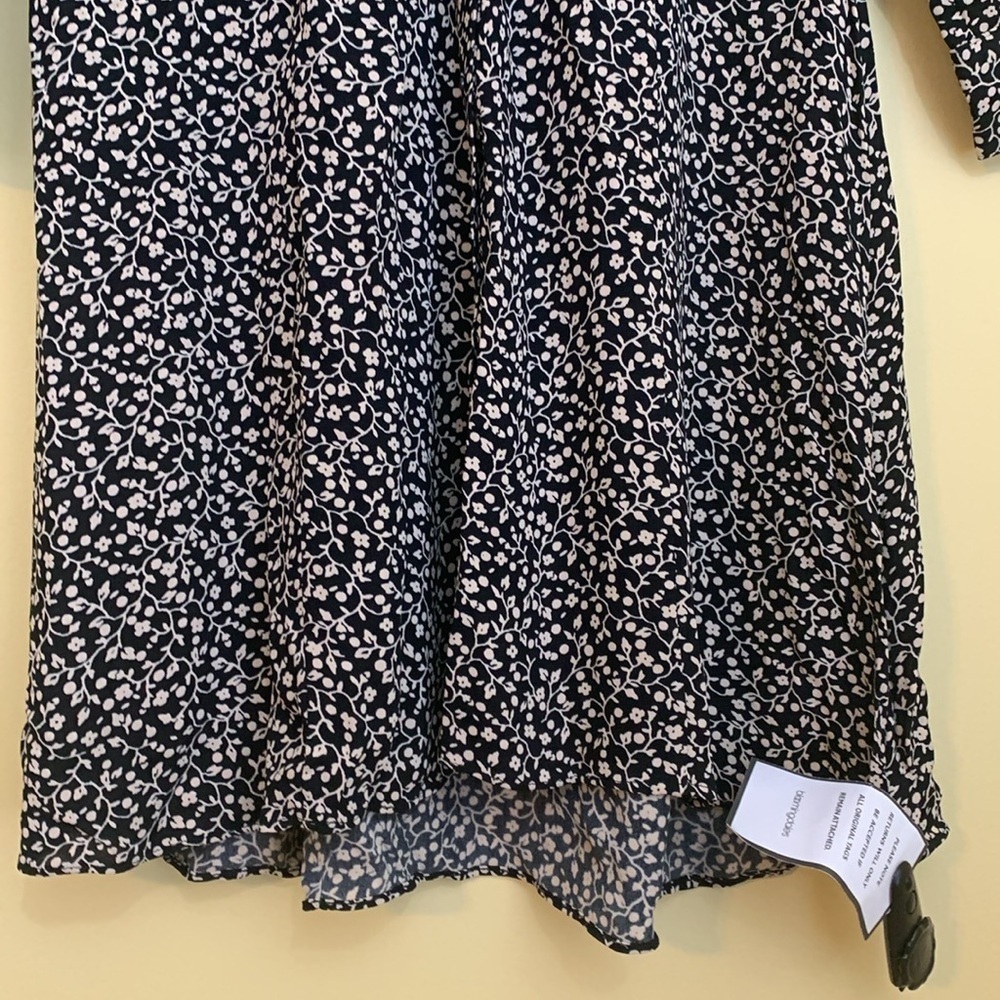 Whistles NWT Autumn Ditsy Floral Viscose Long Sleeve Collar Shirt Dress NO BELT - Picture 16 of 17